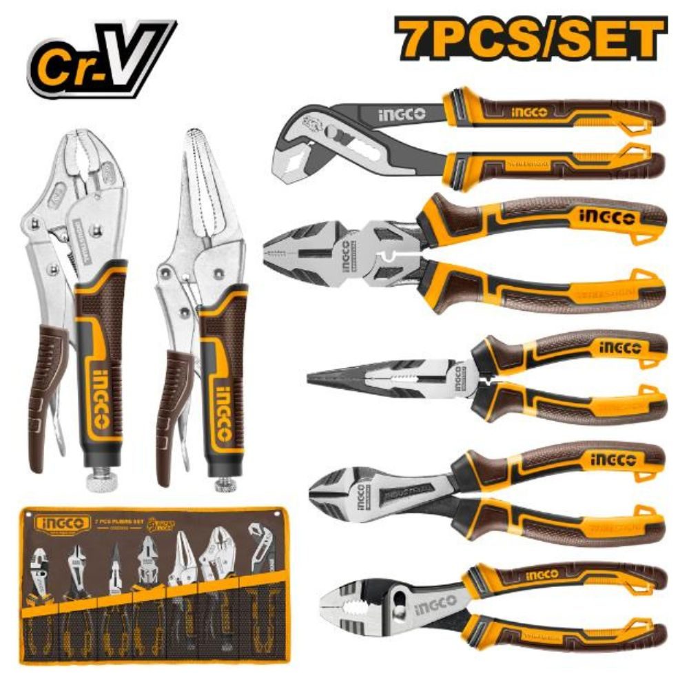 INGCO 7-Piece Plier Set